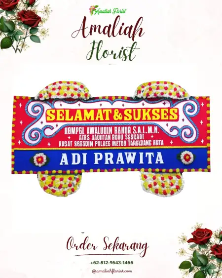Papan Bunga Ucapan Selamat Raja